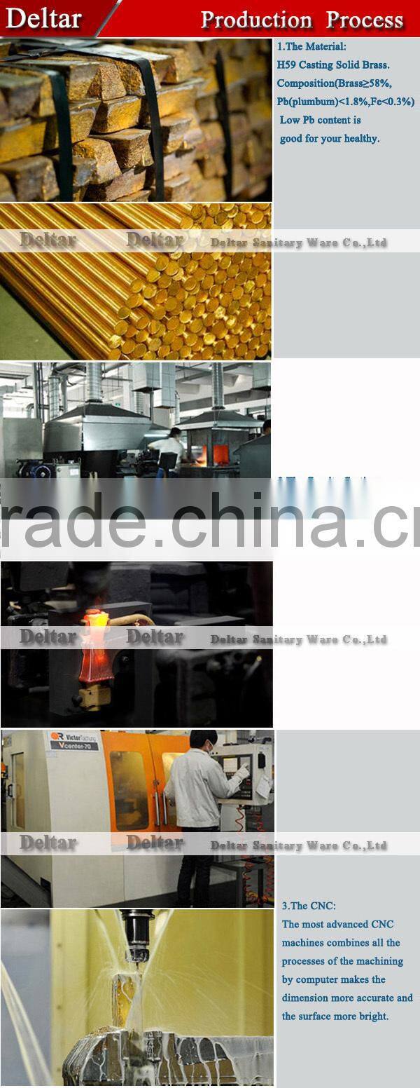 Deltar Solid Brass Automatic Sensor Faucet_Public Automatic Sensor Shut Off Mixer