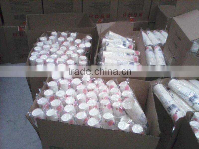 6 oz printed single wall disposable paper cup with logo print