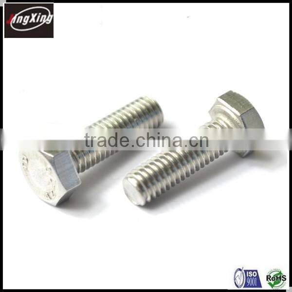Hex head galvanized bolt and nut