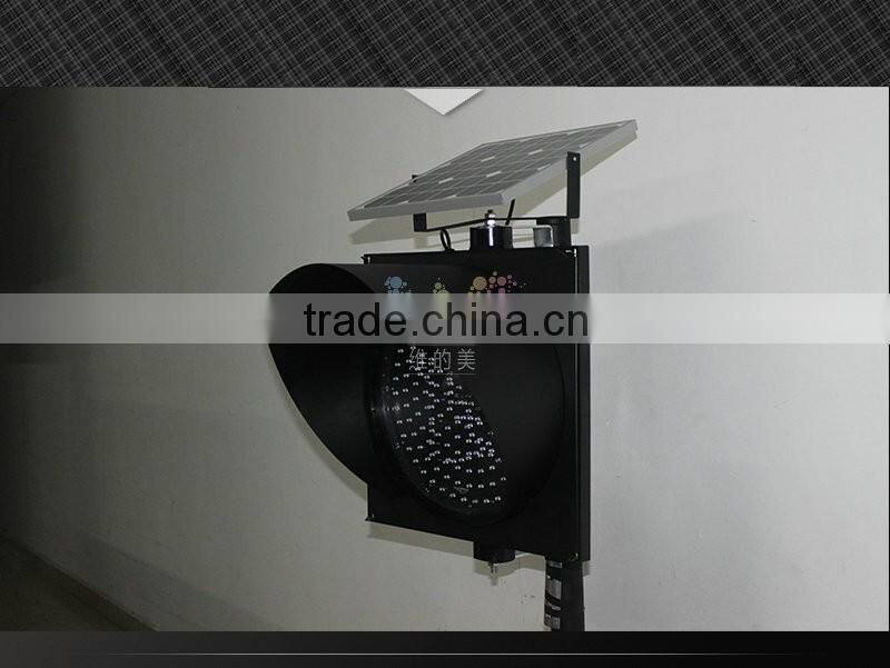 New exclusive 400mm traffic guidance light yellow solar flashing LED strobe warning light