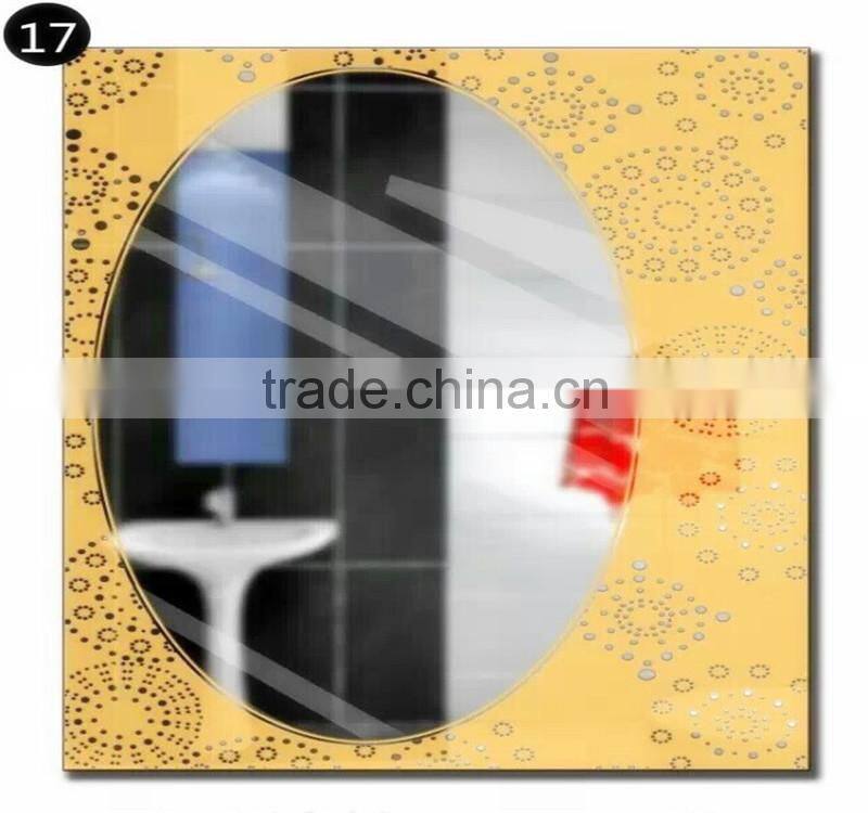 new design float decorative beveled edge mirror