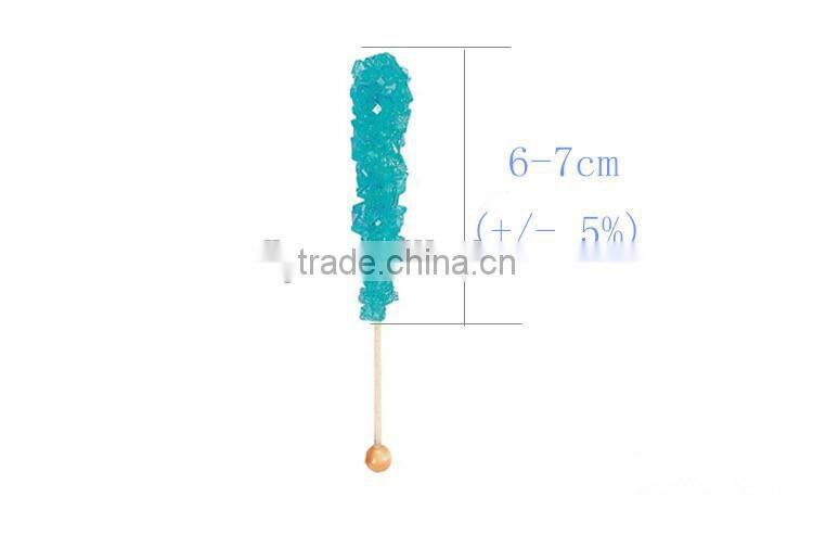colorful crystal rock sugar stick