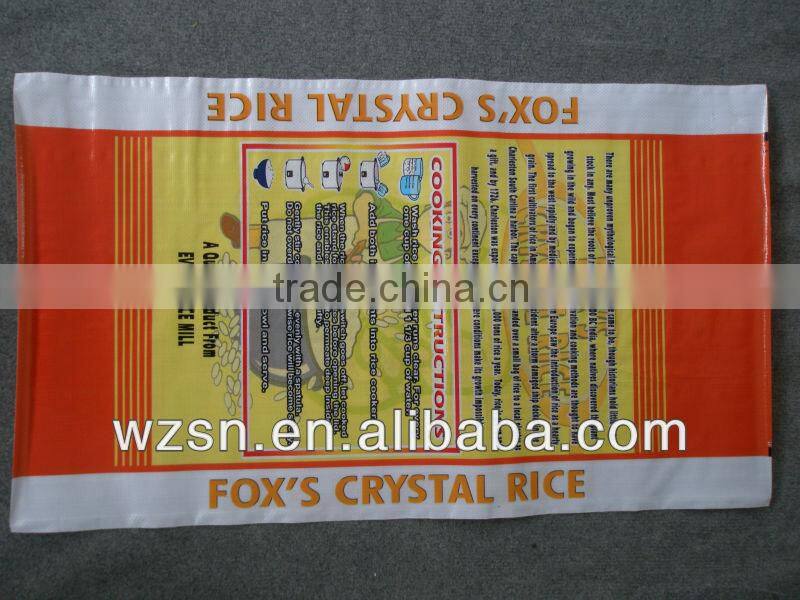 PP Woven Bag For Packing Rice, Sugar, Wheat and Food.