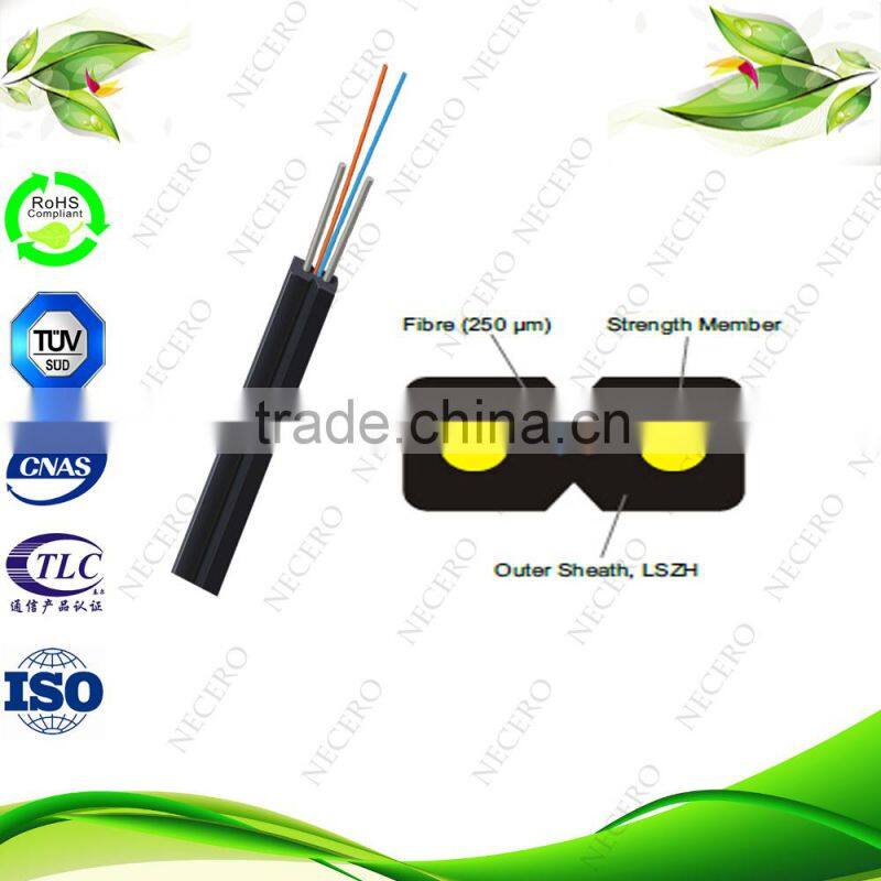 GJXH indoor cable with 4 core G652D steel wire