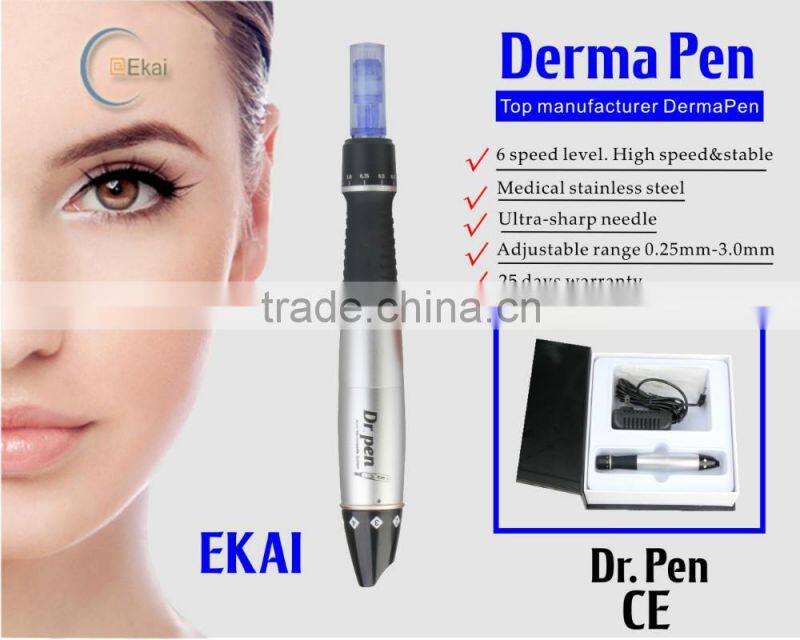 Dr. Pen Derma Pen Auto Microneedle System Adjustable Needle Lengths 0.25mm-3.0mm Electric Derma Stamp Auto Micro Needle Roller
