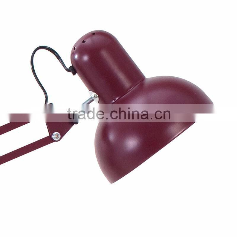 Telescopic desk lamp retractable LED metal reading lamp with 2700K