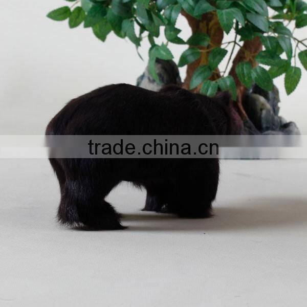 realistic stuffed animals real fur polar bear