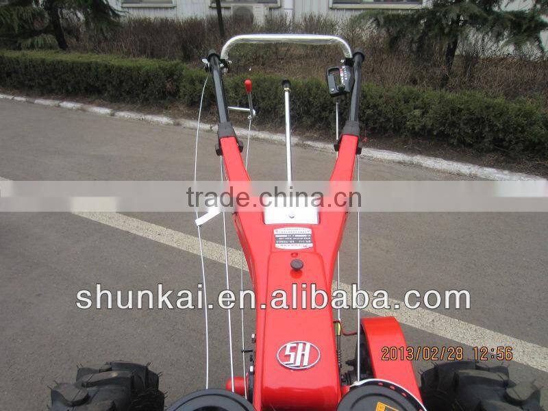 Agricultural Diesel Engine Walk Behind Tractor