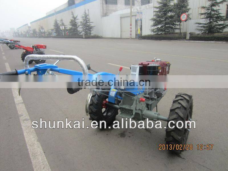12hp Diesel Engine Walking Tractor with Power Tiller