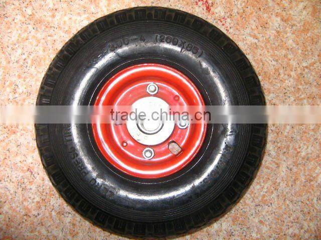 Hot sell 300-4 solid rubber wheel