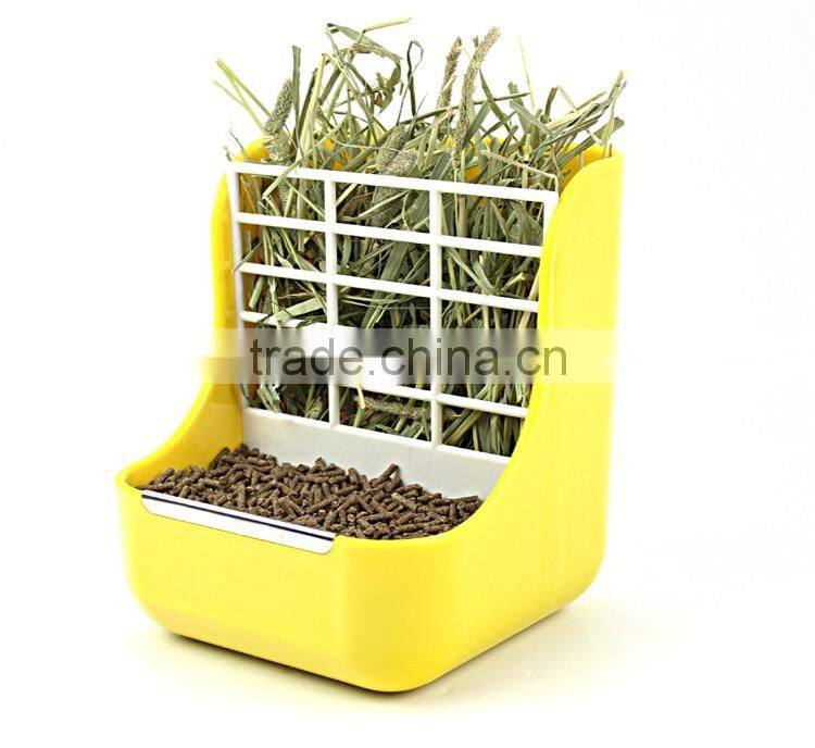 carnopet plastic abs rabbit stable grass feeder