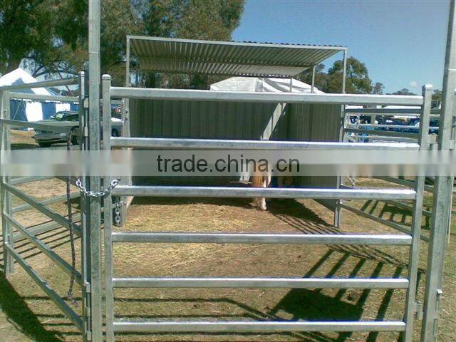 galvanized livestock fence