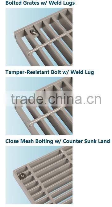 ASTM Q235 304 316 Stainless Steel Grating for Trench & Inlet