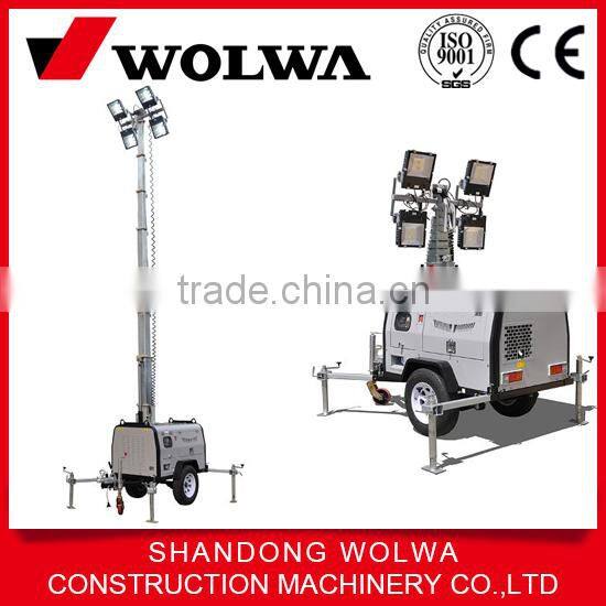 150w*4 portable tower light with 5 section for sale