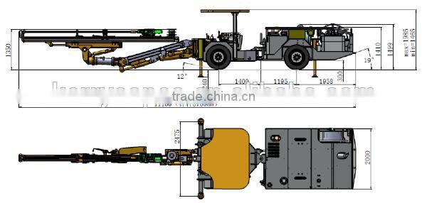 KAISHAN KJ212 the most advanced truck mounted full hydraulic tunneling drilling rig
