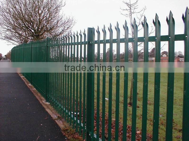 good appearence steel palisade fencing in European style