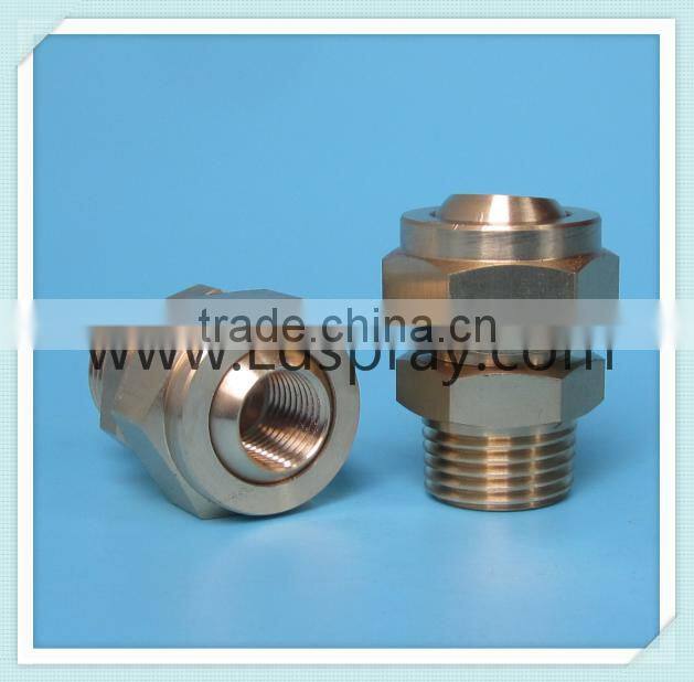 1/4 female thread with 1/4 male thread brass 36275 adjustable ball swivel joint connector