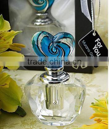 Beautiful crystal perfume bottle wedding favor for gift