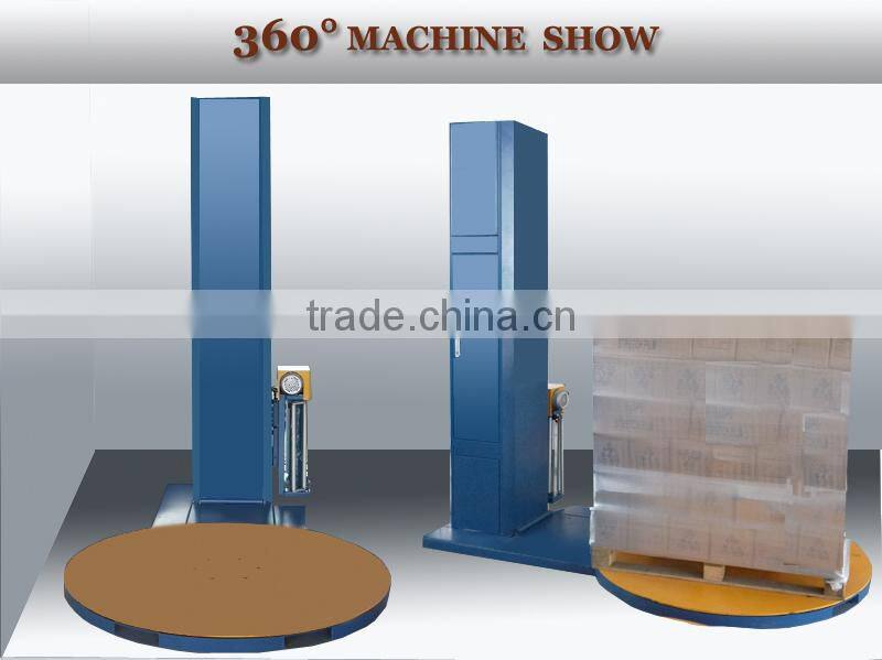 Good Quality pallet stretch wrapping machine with full details