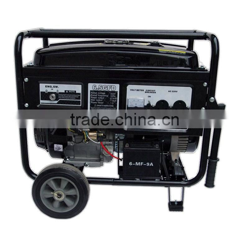 AC Output Single Phase 6.5kw Gasoline Generator
