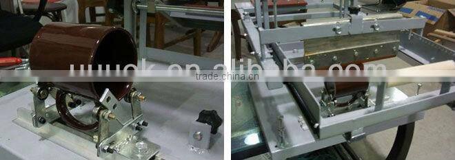 Manual cylinder screen printing jars