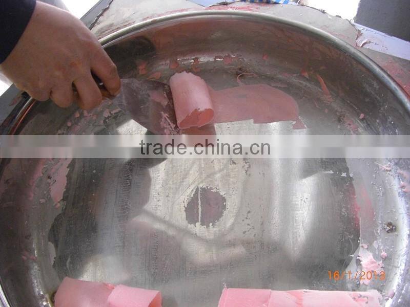 Material Steel single pan fried ice machine, yogurt, ice cream making machine
