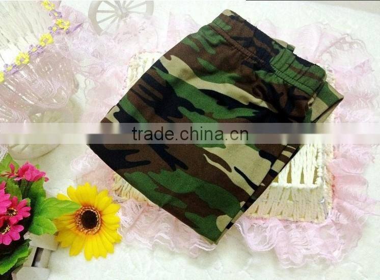 Ostart Girl Women Army Green Camouflage Army Pull on Fashion Leggings Jeggings Pants