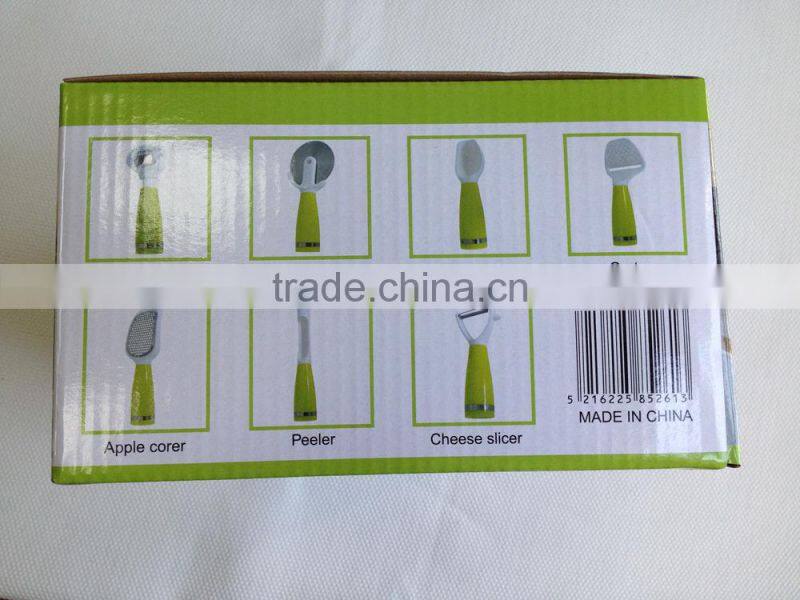 7 Components Eco-friendly Kitchen Utensil Set With Stand