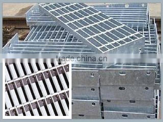 Welded steel bar grating(use for stair treads, platform)