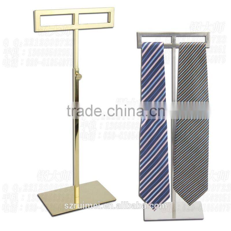 Fashionable popular table top well design tie display stand