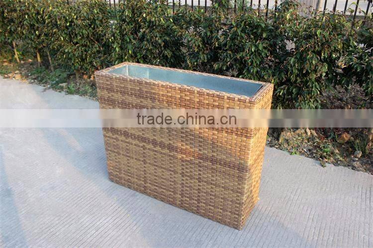 Cottage furniture garden rattan flower pot
