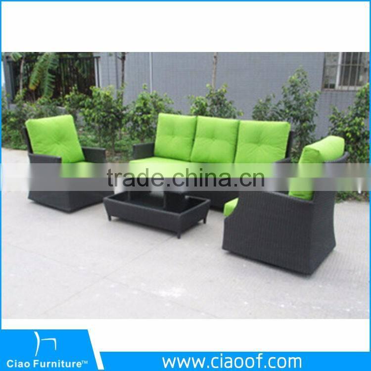 Modern korean furniture outdoor rattan sofa set