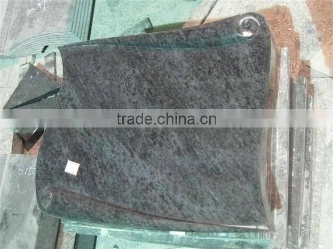 Black unique tombstone design