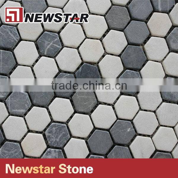 Newstar Cheap Wall Tiles For Bathroom Design Marble Mosaic For Sale