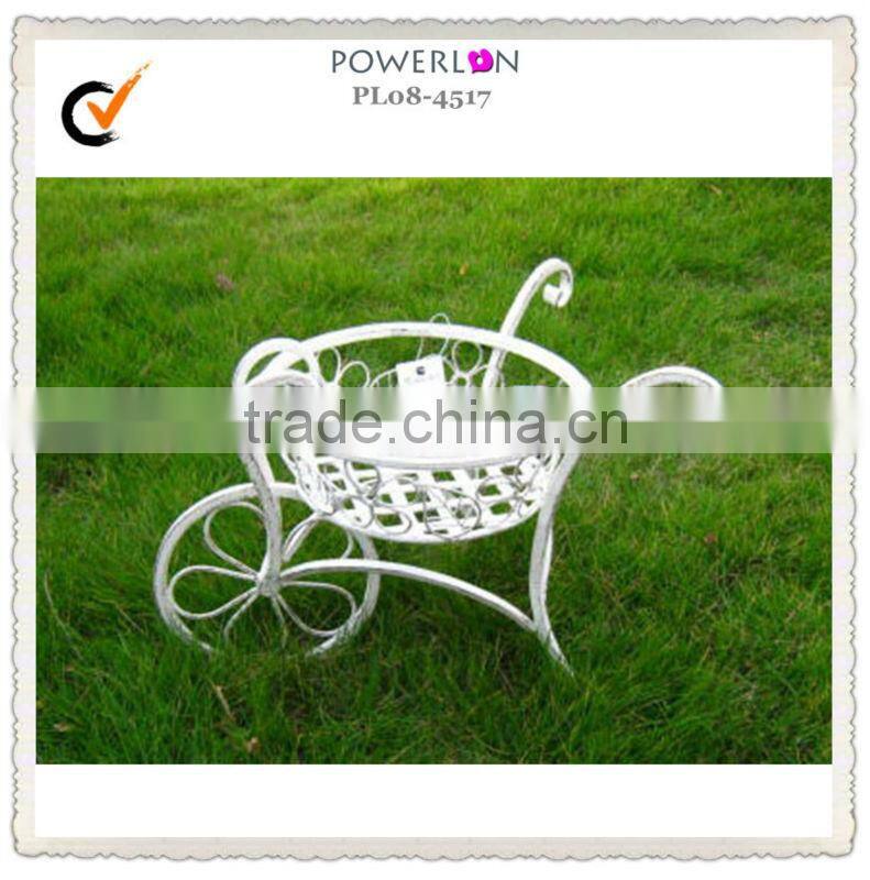 Cute Light Weight Iron Flower Pots Stand For Outdoor or Indoor Decoration