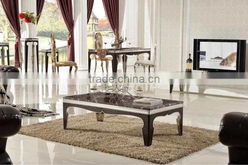 C372 living room tea table marble top tea table