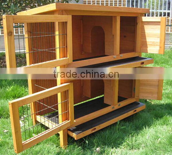 Chinese cedar custom rabbit hutch