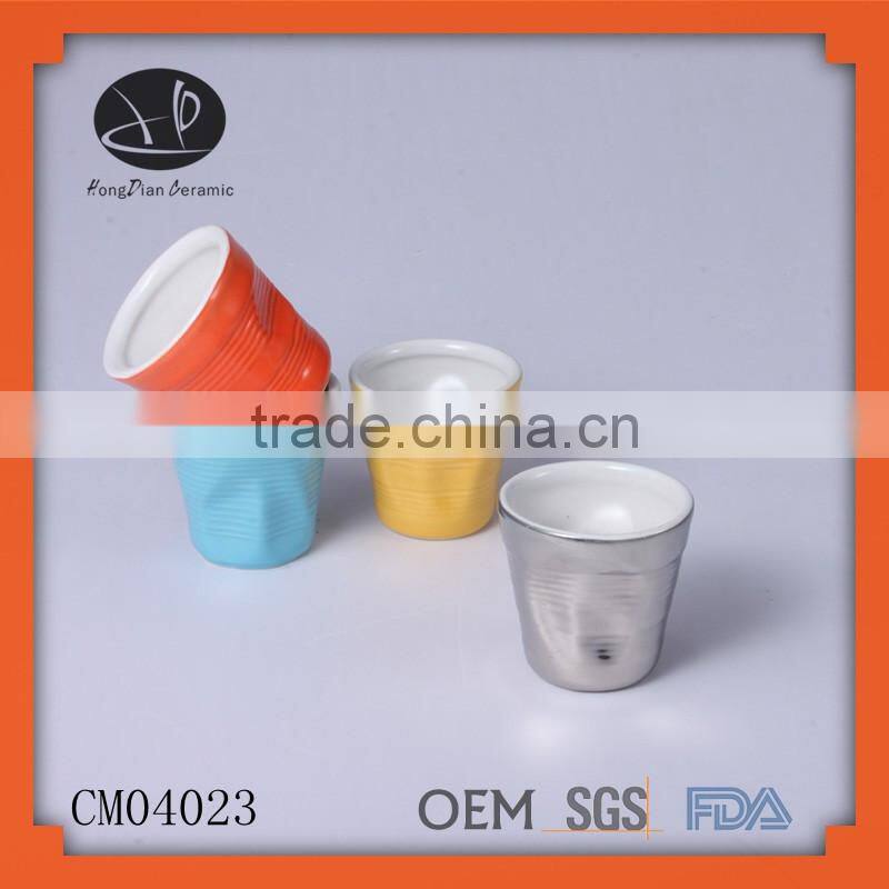 12OZ Ceramic Material and Porcelain Ceramic Type ceramic mug no handle