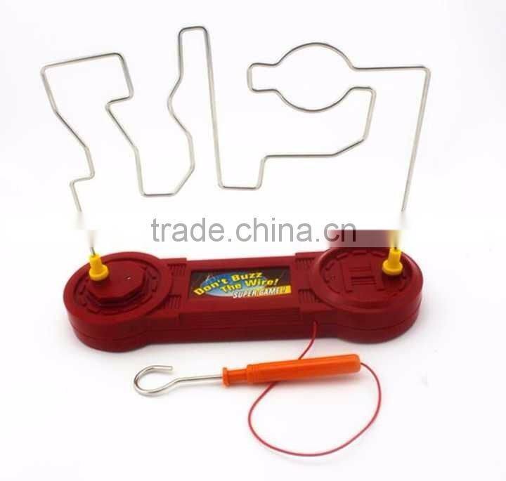 Electric Buzz Wire Game Toy, Hot-selling Electric Hearbeat Shocking Maze Toy For Wholesale
