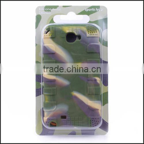 Camouflage silicone phone cover, drop resistance phone case for Samsung Note3