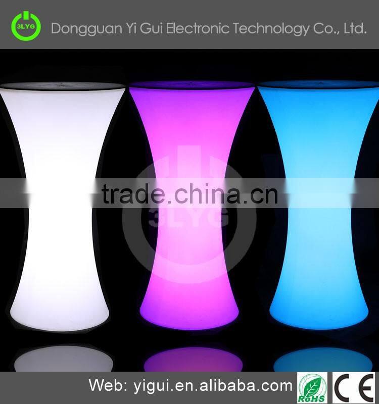 Plastic shell led lights dining table & commercial table led light