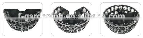 Vertical Garden Planters ball shaped planter PP Plastic used for lamp post landscaping decoration