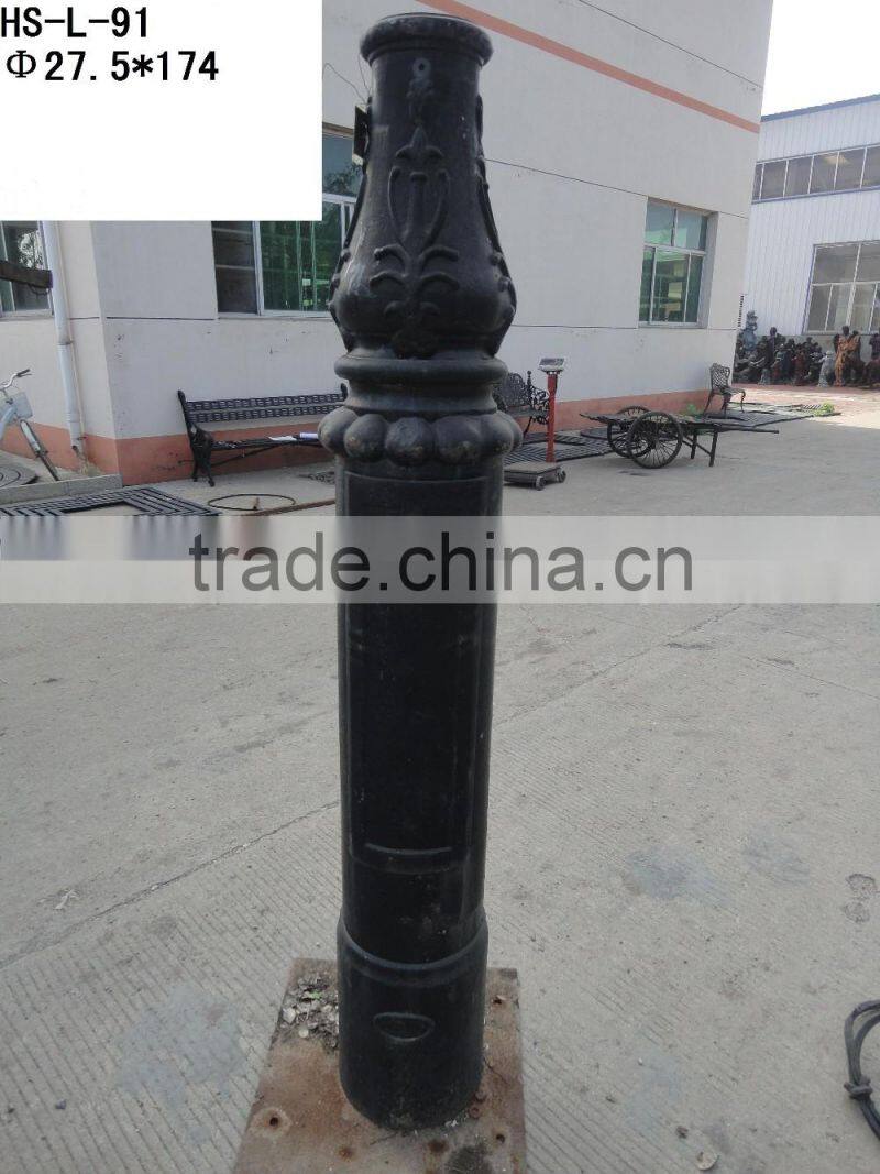 decorative ductile iron lamp post base manufactured in China