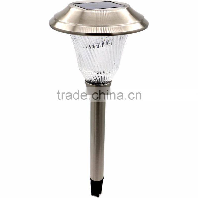170 Stainless Steel Solar Pathway Light LED Garden Landscape Lawn Lamp