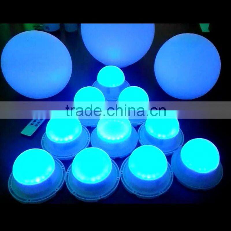 24RGB+8W wedding funiture decoration battery 6.4W LED Bulb Light