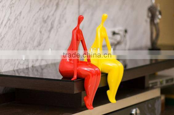 Resin/Fiberglass Fat Lady Sculpture,Abstract Fat Lady Sculpture