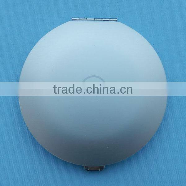 Metal custom logo foldable travel cosmetic mirror