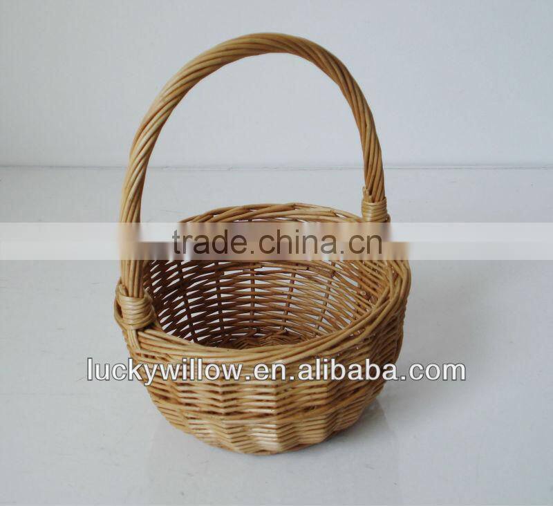 willow gift basket with handle&fruit and vegetable basket