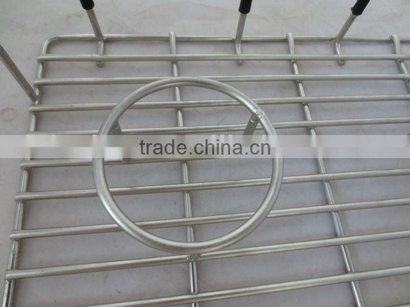 beer can wire chicken cooker with chrome plate