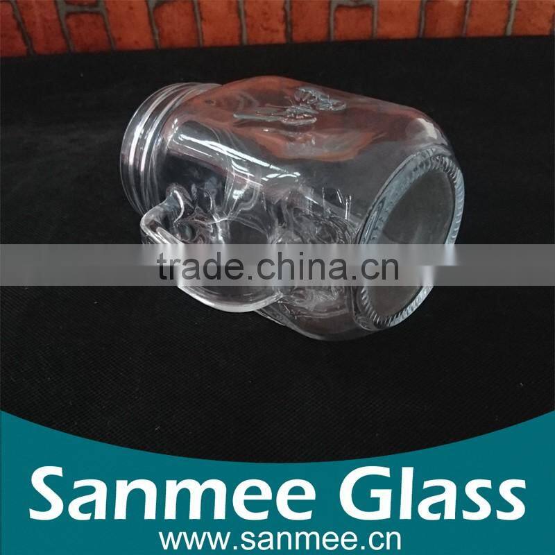 Factory Supply Hot Selling Mason Jar/Small Glass Water Bottle